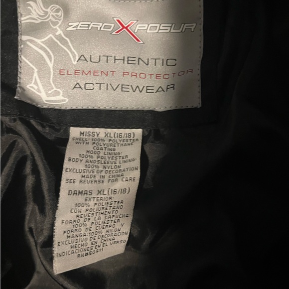 Zero Xposur Black and Blue snow Boarding Jacket - Picture 9 of 14